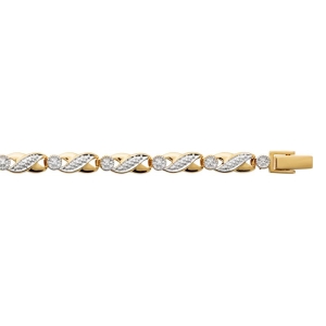 BRACELET PL-OR 750 3MIC BIC OZ