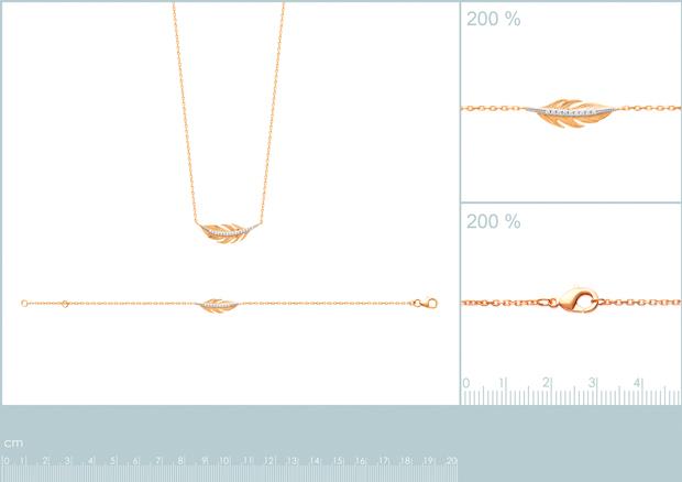 Pulsera. Collar Chapado Oro 18k Bicolor. 3 Micras. Circonita - 9z7173418