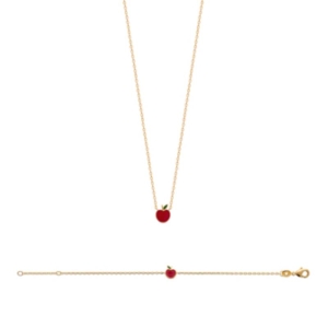 BRACELET PL-OR 750 3MIC LAQUE