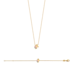 BRACELET PL-OR 750 3MIC LAQUE