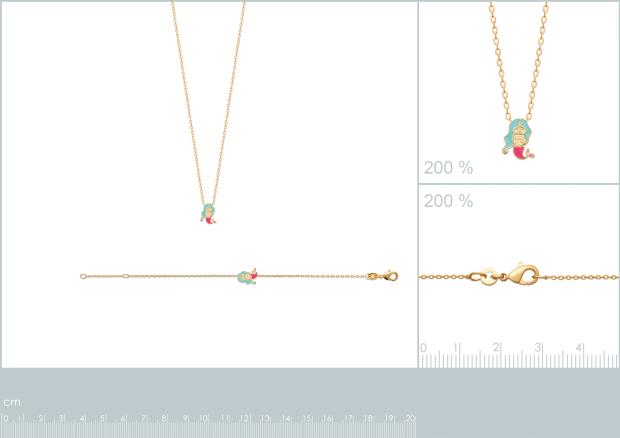 Pulsera, Collar Chapado Oro 18k. 3 Micras. Esmalte - 9z2195915