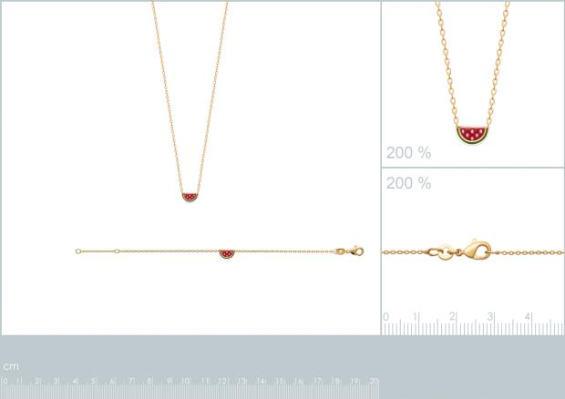 Pulsera, Collar Chapado Oro 18k. 3 Micras. Esmalte - 9z2196115