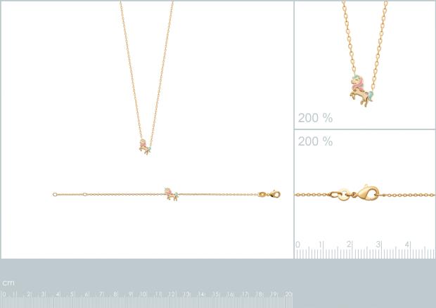 Pulsera, Collar Chapado Oro 18k. 3 Micras. Esmalte - 9z2196315