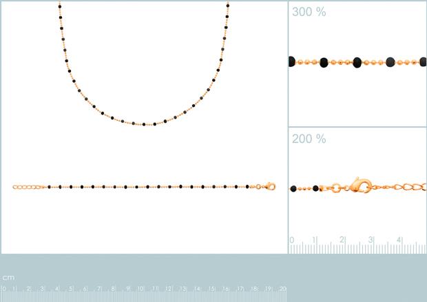 Pulsera, Collar Chapado oro 18k. 3 Micras. Esmalte - 2z9093918