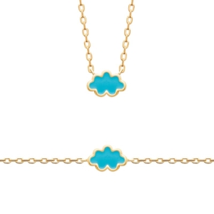 BRACELET PL-OR 750 3MIC LAQUE