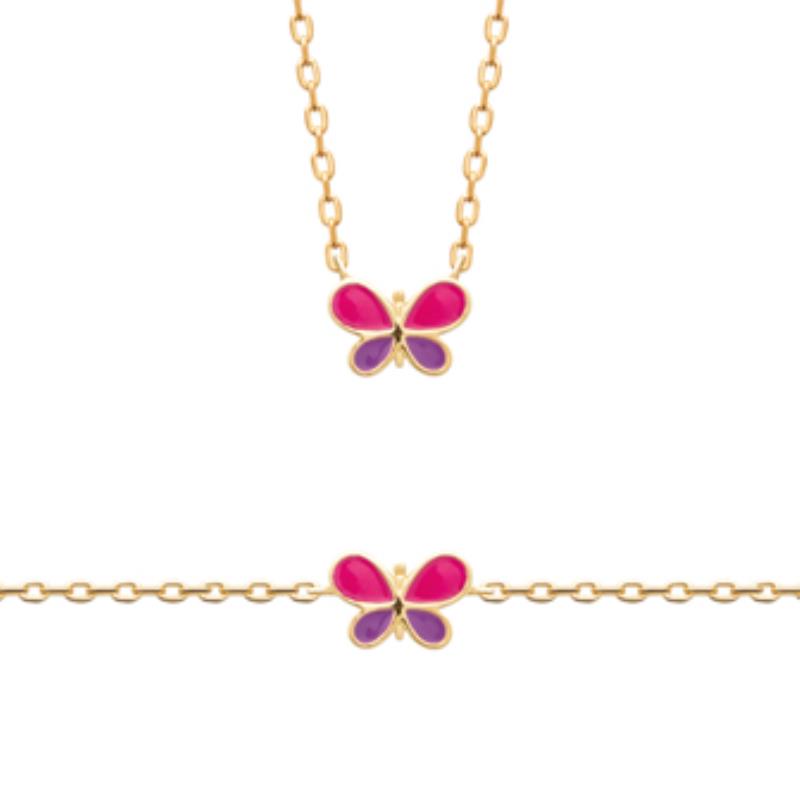 BRACELET PL-OR 750 3MIC LAQUE