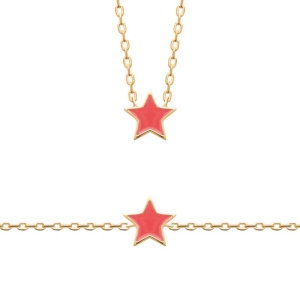 BRACELET PL-OR 750 3MIC LAQUE