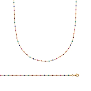 BRACELET PL-OR 750 3MIC LAQUE