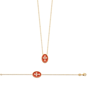 BRACELET PL-OR 750 3MIC LAQUE OZ