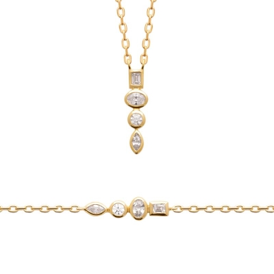 BRACELET PL-OR 750 3MIC OZ