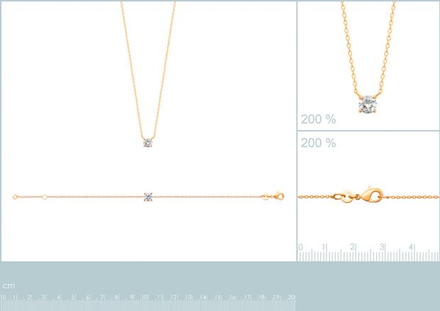 Pulsera. Collar Chapado Oro 18k. 3 Micras. Circonita - 9z7100218