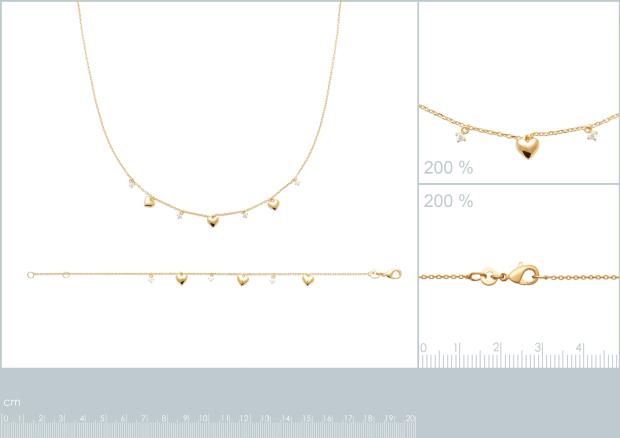 Pulsera. Collar Chapado Oro 18k. 3 Micras. Circonita - 9z7383418