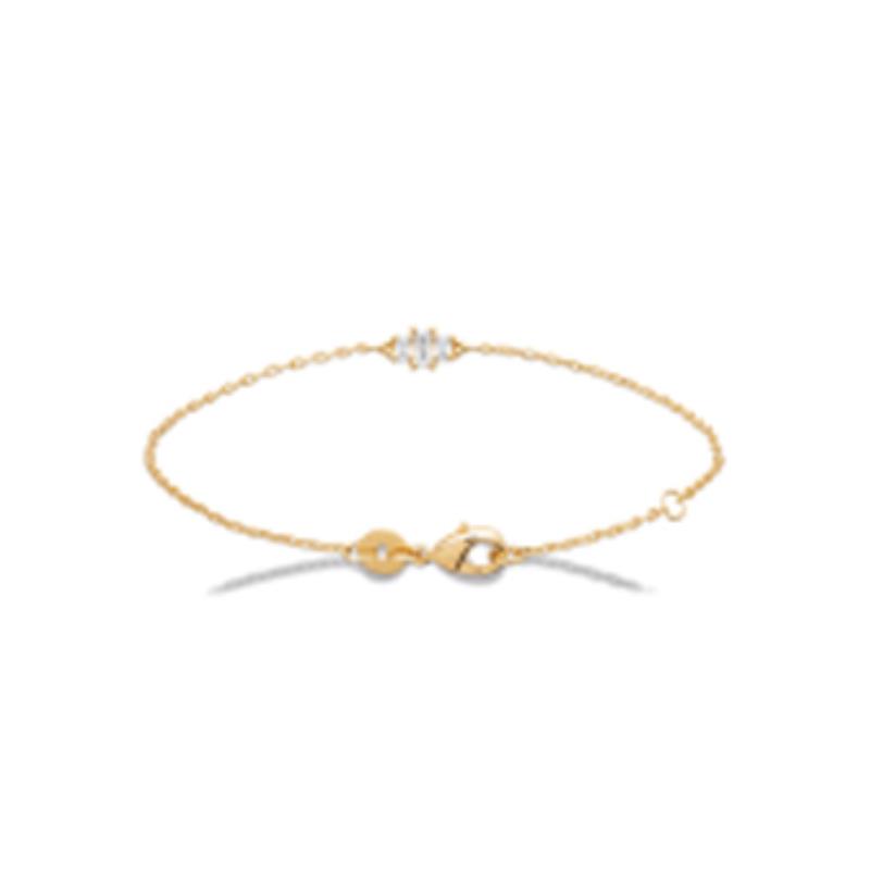 Pulsera. Collar Chapado Oro 18k. 3 Micras. Circonita - 9z7390018