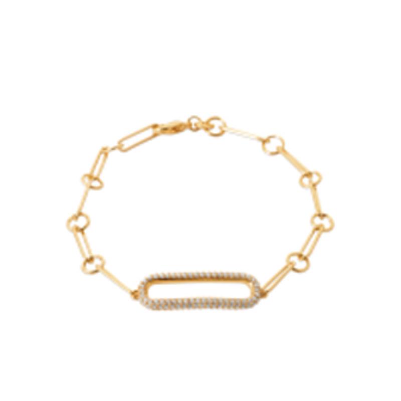 Pulsera. Collar Chapado Oro 18k. 3 Micras. Circonita - 9z7403318
