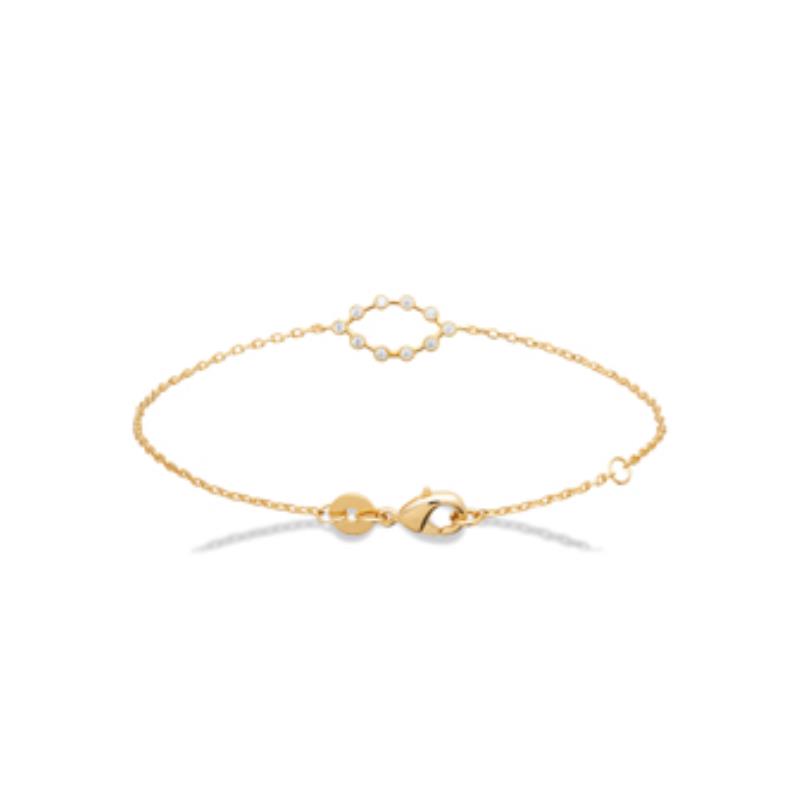 Pulsera. Collar Chapado Oro 18k. 3 Micras. Circonita - 9z7404518
