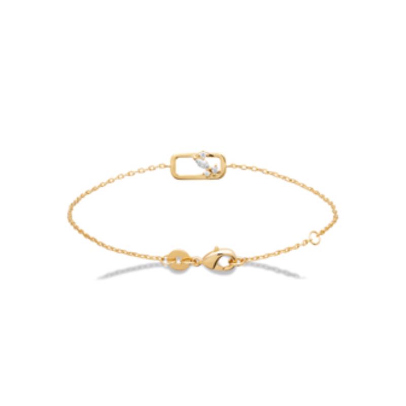 Pulsera. Collar Chapado Oro 18k. 3 Micras. Circonita - 9z7404618
