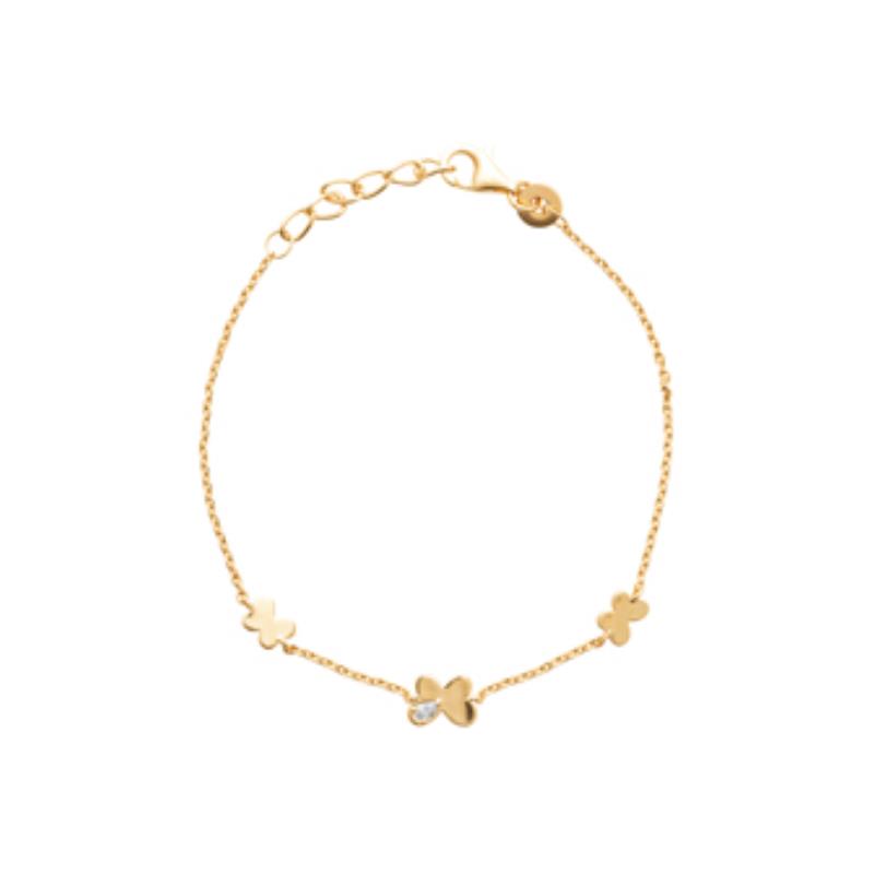 Pulsera Chapado oro 18k. 3 micras. Circonita - 9z7413018