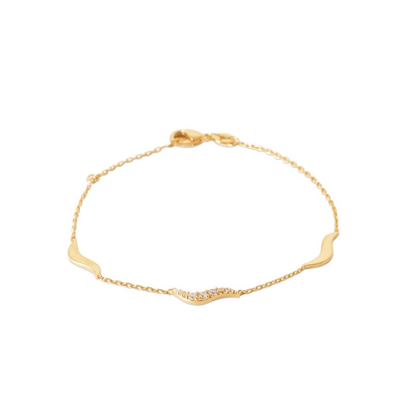 Pulsera y Collar Chapado Oro 18k. 3 Micras. Circonita - 9z7417918