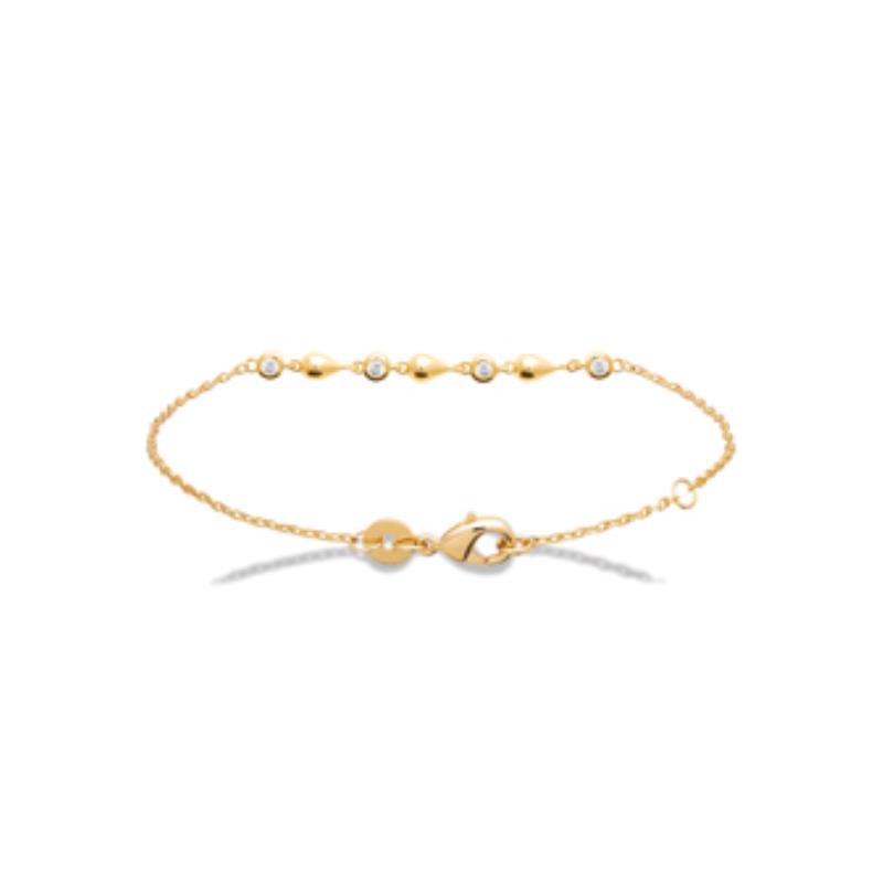 Pulsera Chapado Oro 18k. 3 Micras. Circonita - 9z7418718