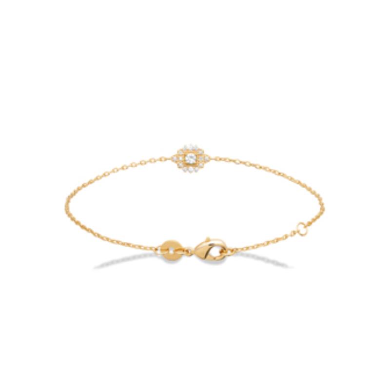 Pulsera Chapado Oro 18k. 3 Micras. Circonita - 9z7420118