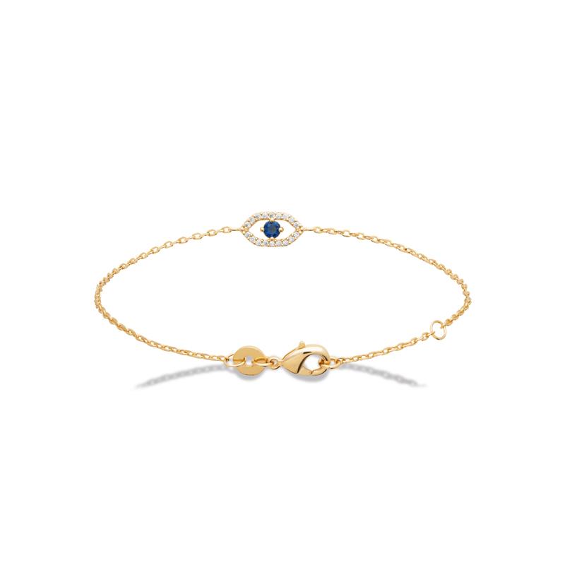 Pulsera. Collar Chapado Oro 18k. 3 Micras. Circonita. Piedra Color - 9z7395818