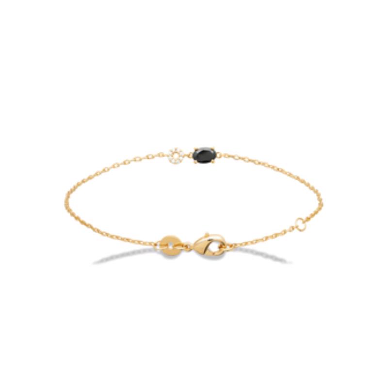 Pulsera y Collar Chapado Oro 18k. 3 Micras. Circonita. Piedra Color - 9z7410918