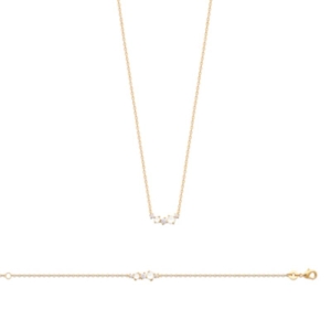 BRACELET PL-OR 750 3MIC PIERRE DE LUNE