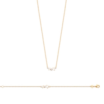 BRACELET PL-OR 750 3MIC PIERRE DE LUNE