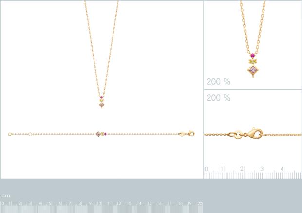 BRACELET PL-OR 750 3MIC PS - 9z7377218