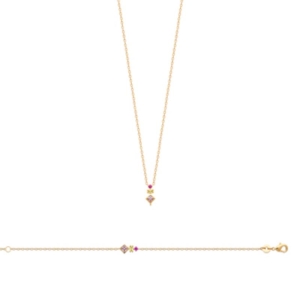 BRACELET PL-OR 750 3MIC PS