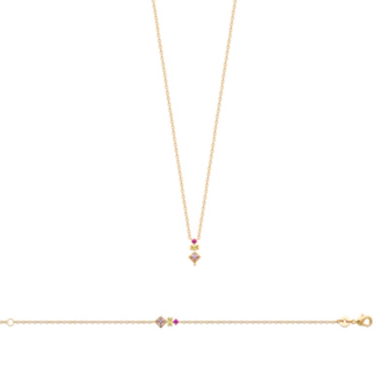 BRACELET PL-OR 750 3MIC PS