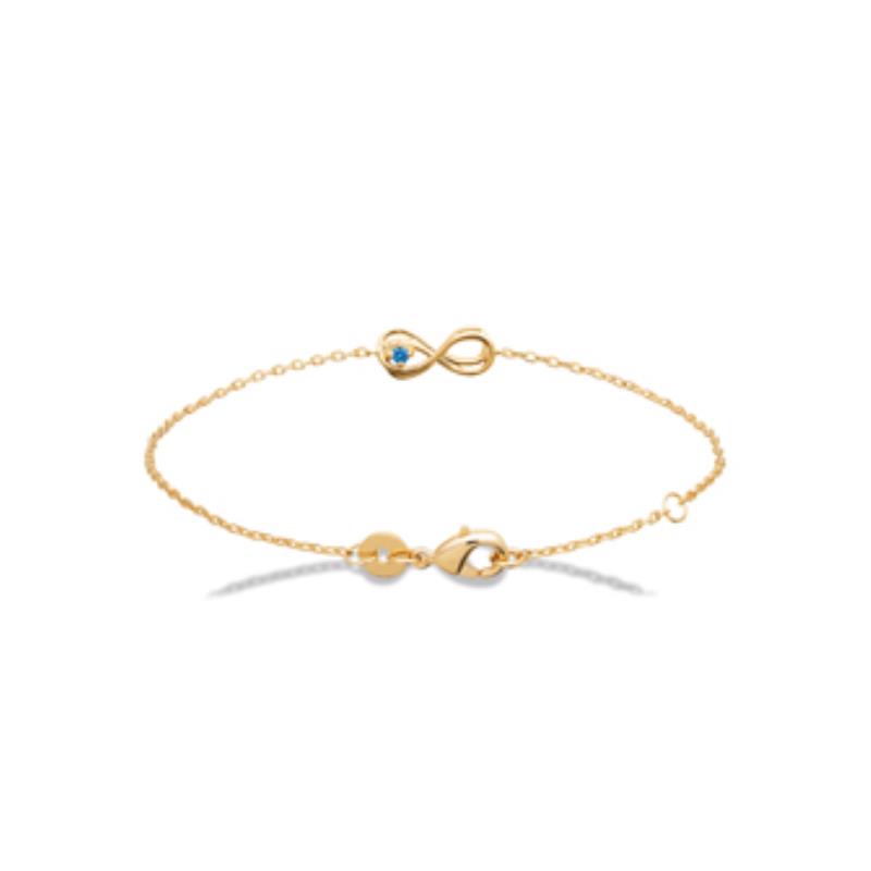 Pulsera y Collar Chapado Oro 18k. 3 Micras. Piedra Color - 9z7413218
