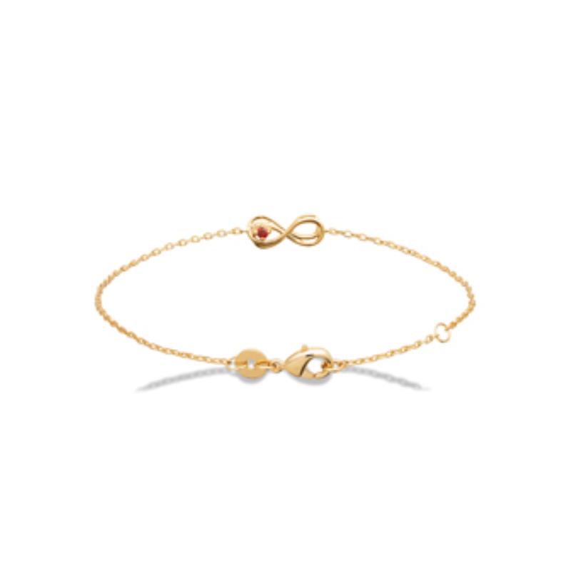 Pulsera y Collar Chapado Oro 18k. 3 Micras. Piedra Color - 9z7413318