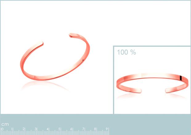 Brazalete Chapado Oro 18k Rosa - 9z2934456