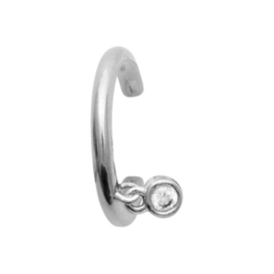 Bague d'oreille ARGENT 925 RHODIE OZ vendue à l'unité