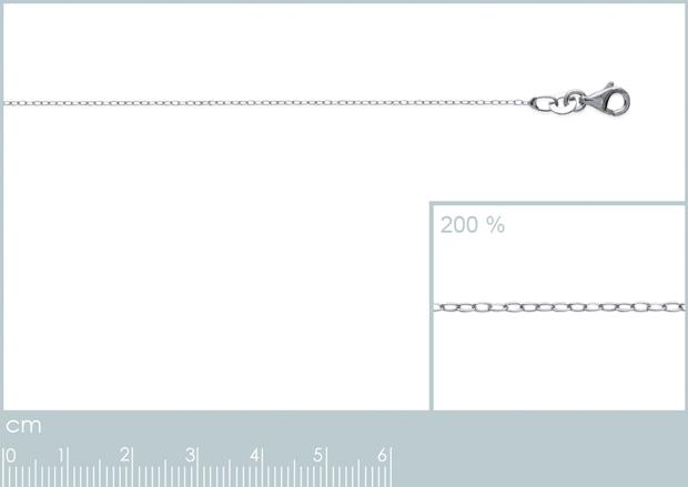 CHAINE ARGENT 925 RHODIE - 7z2402040