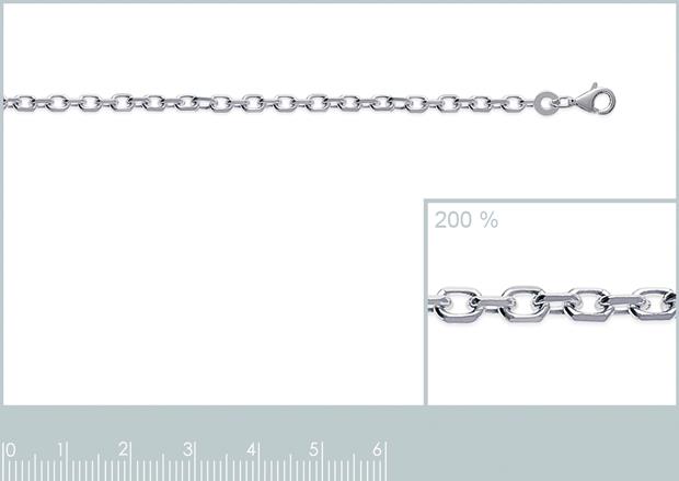 CHAINE ARGENT 925 RHODIE - 7z2508045