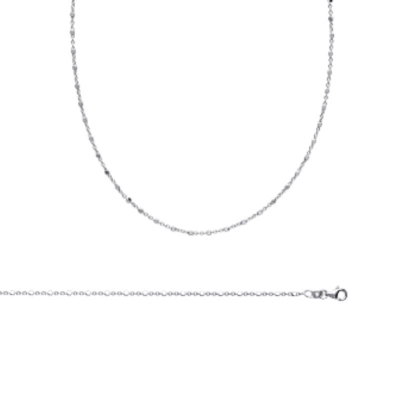 CHAINE ARGENT 925 RHODIE