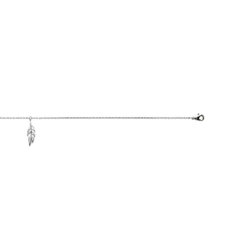 CHAINE CHEVILLE ARGENT 925 RHODIE