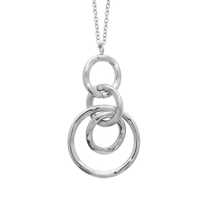 COLLIER ACIER PVD COULEUR ARGENT