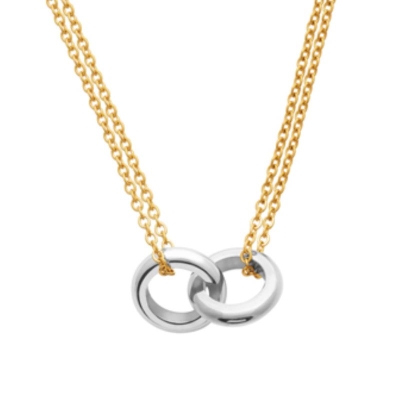 COLLIER ACIER PVD DORÉ