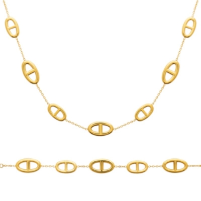 BRACELET ACIER PVD DORÉ