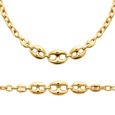 BRACELET ACIER PVD DORÉ