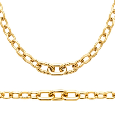 BRACELET ACIER PVD DORÉ