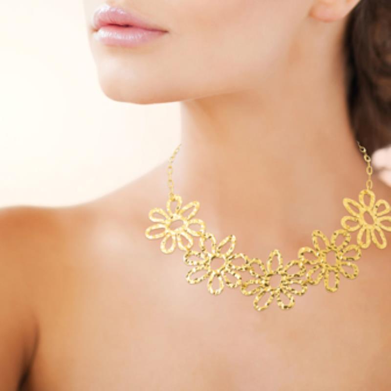 Collar Acero 316. Pvd Amarillo - 3z1223345