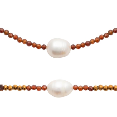 BRACELET ACIER PVD DORÉ OEIL DE TIGRE