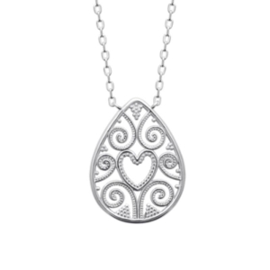 COLLIER ARGENT 925 RHODIE