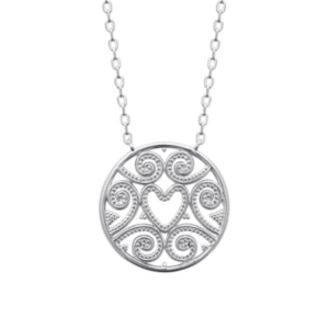 COLLIER ARGENT 925 RHODIE