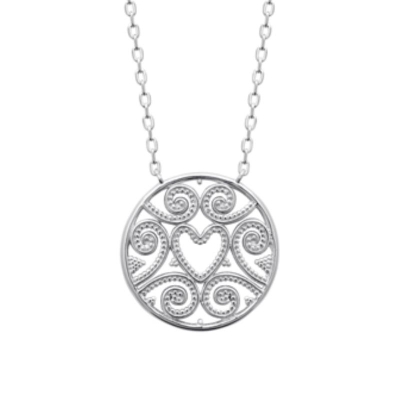 COLLIER ARGENT 925 RHODIE