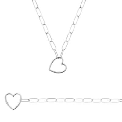 COLLIER ARGENT 925 RHODIE